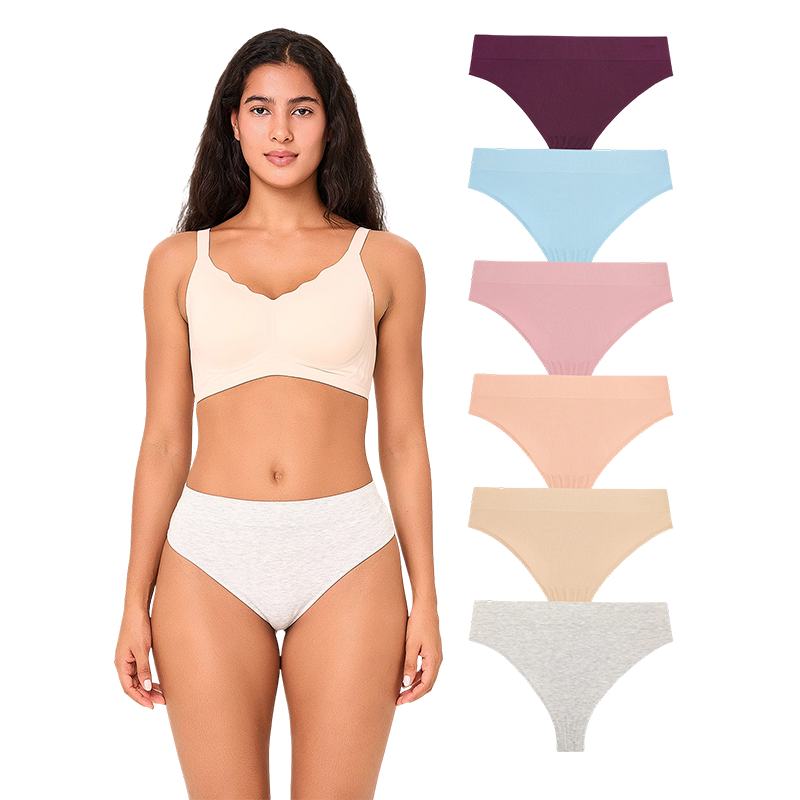 Mulierum Seamless High-Waist Thongs